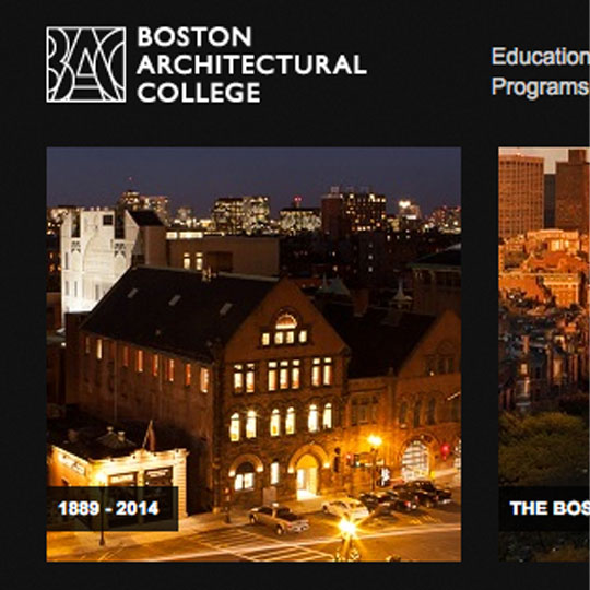 Boston Architectural College, Screen