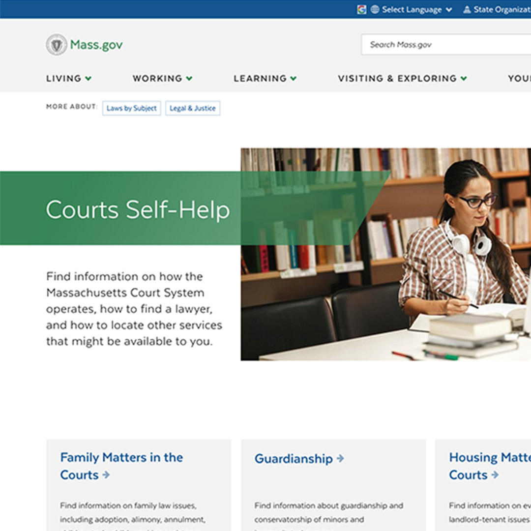Mass.gov/courts Usability Study